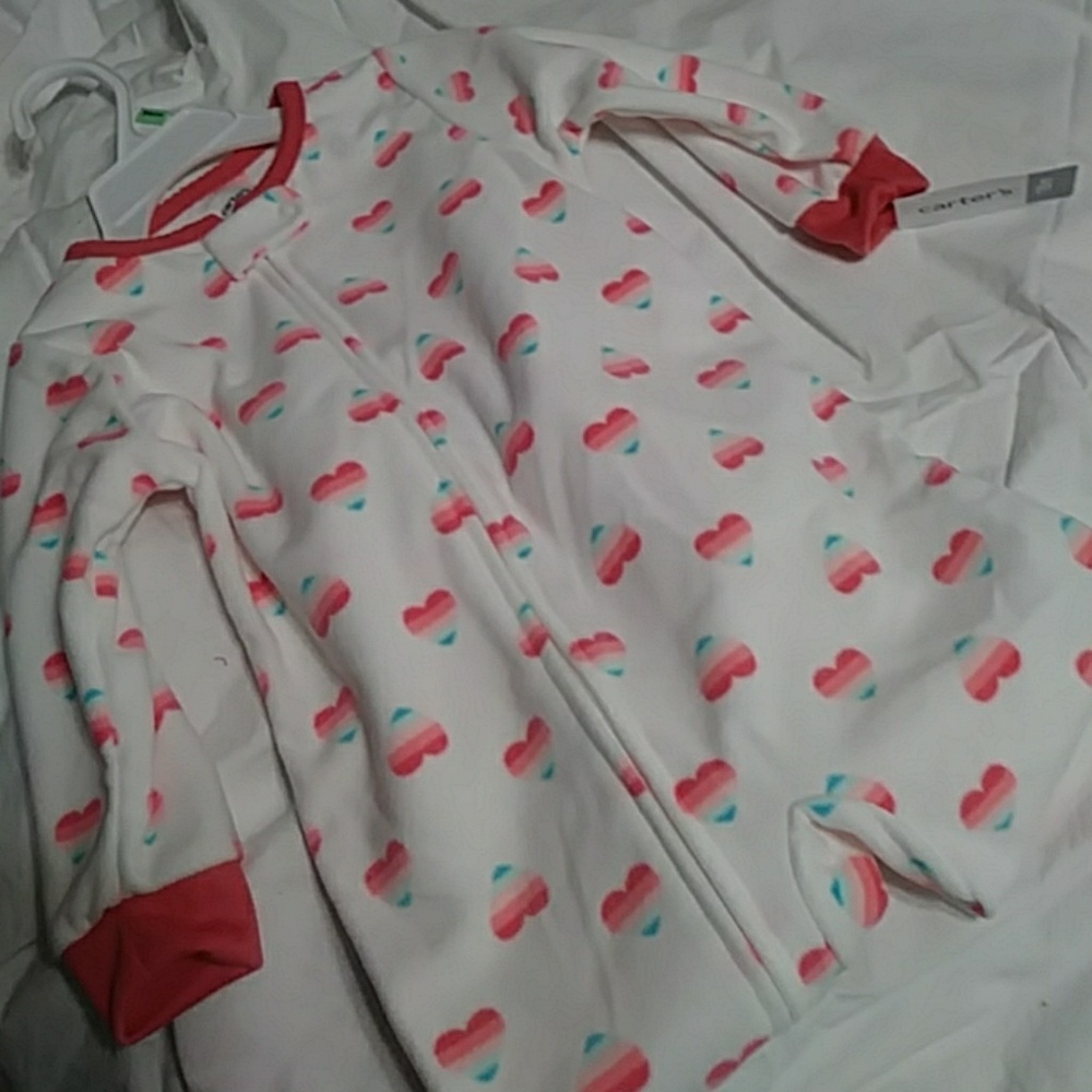 Carter's Sleeper with feet NWT